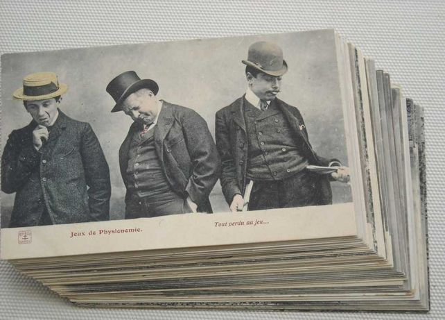 Lote de 42 postais - 1900 a 1920