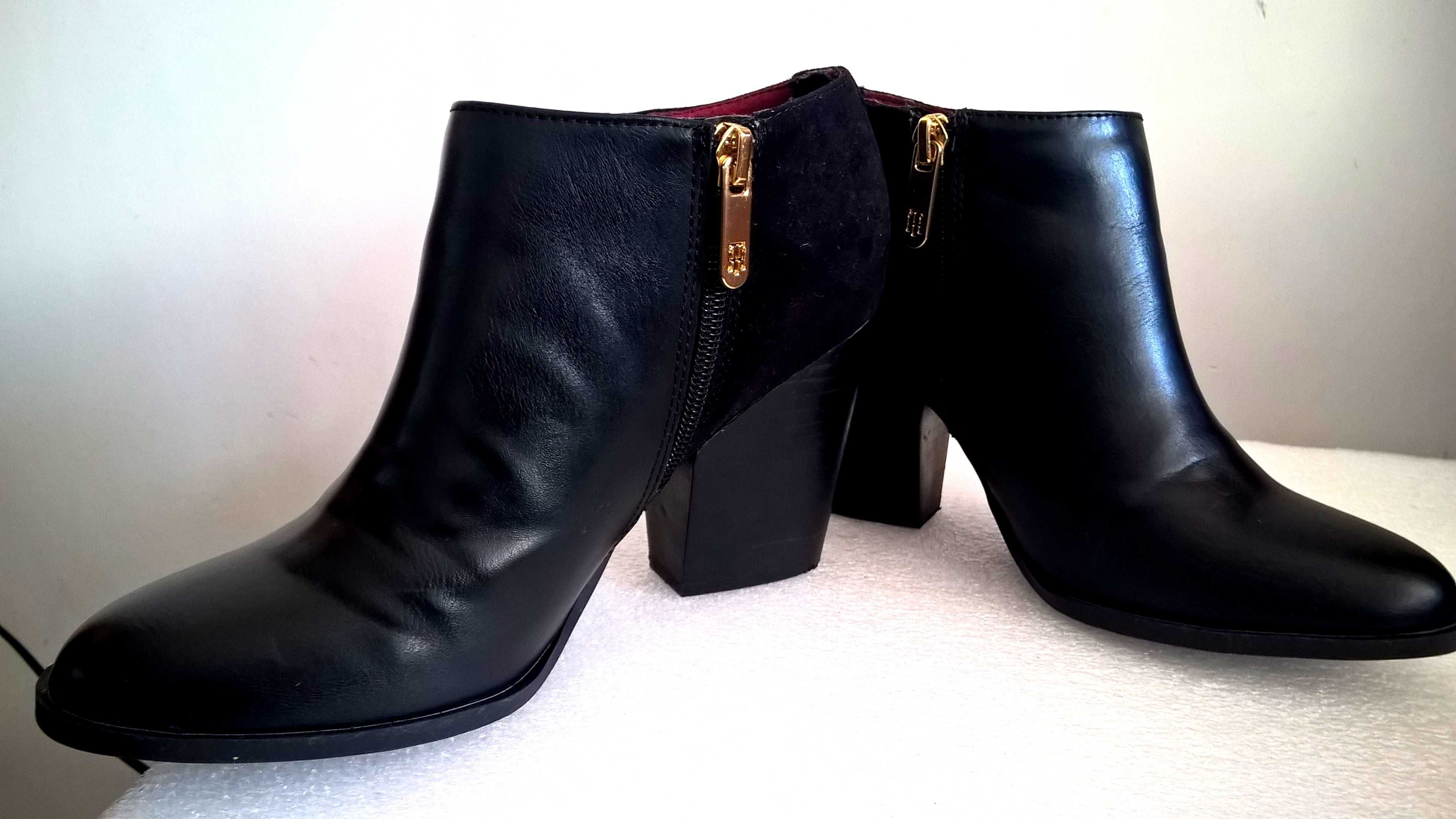 TOMMY HILFIGER super modne botki okazja 99 zł tanio