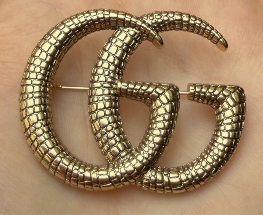 Broszka Zawieszka Gucci złota