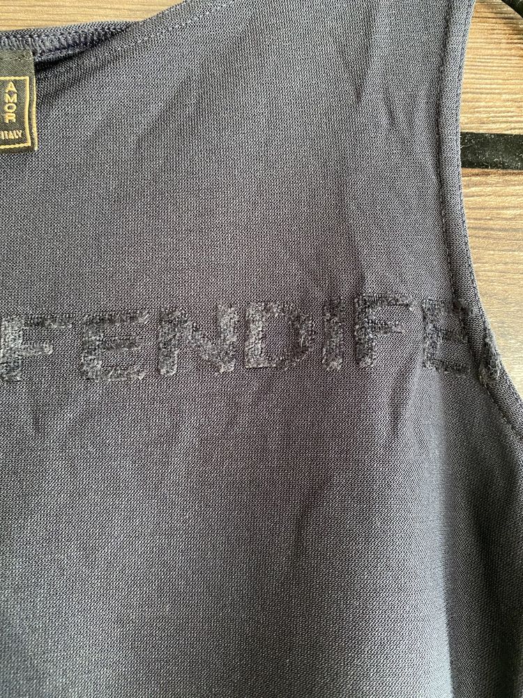 Vintage Fendi top bluzka koszulka na ramiączka Y2K  oryginalna xs s m