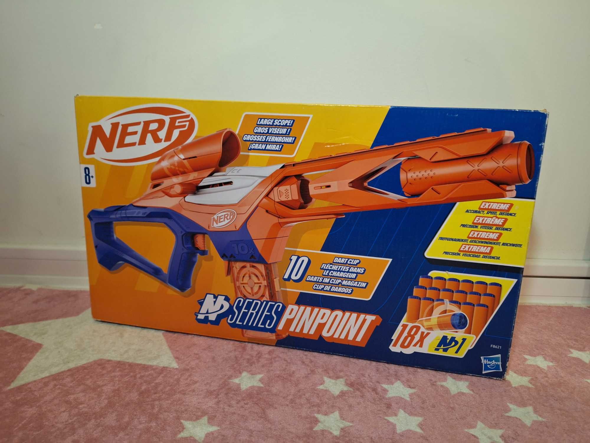 Nowa Hasbro Nerf N-Series Wyrzutnia PINPOINT F8621