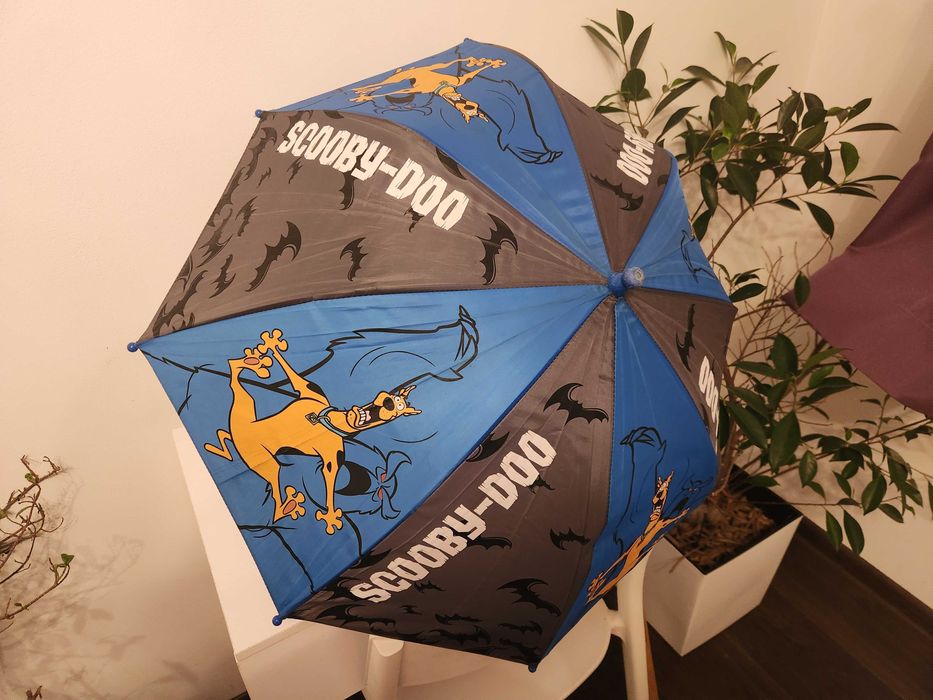 Parasol dziecięcy Scooby-Doo scoobydoo mały dla chłopca niebieski