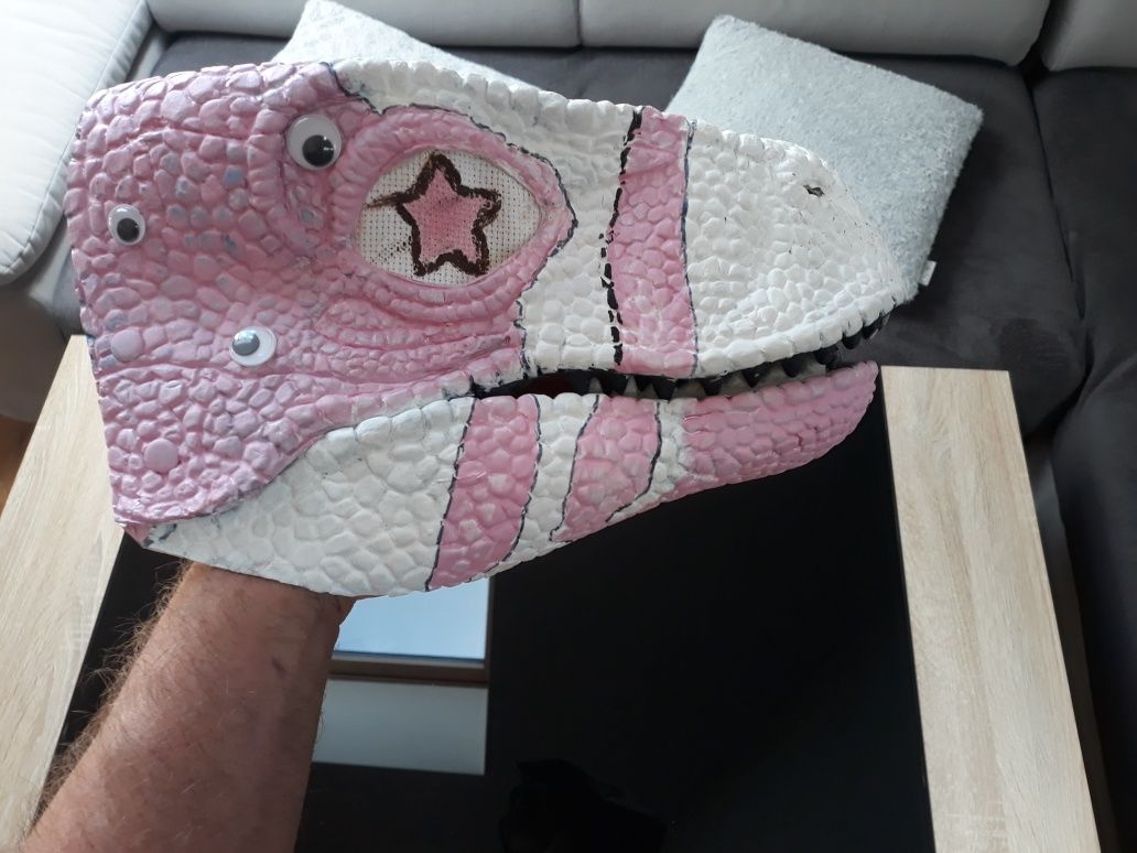 Dino maska gumowa