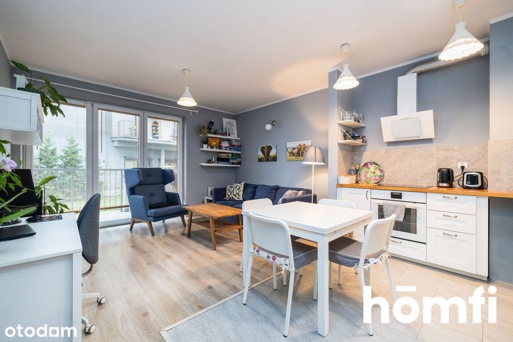 Przestronne 56m2 z balkonem gotowe do wejścia