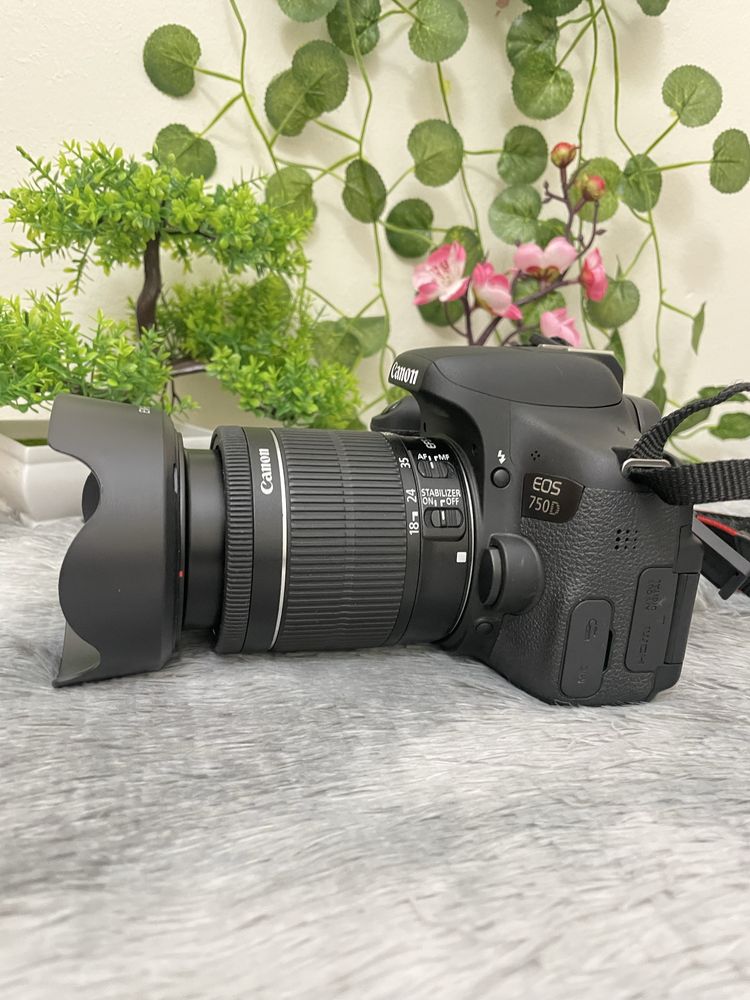 Canon Eos 750D WiFi com 18-55mm ebolsa