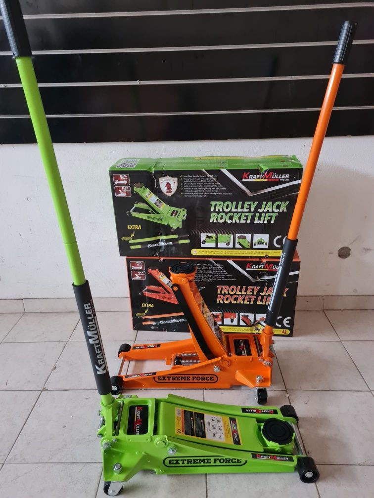 Macaco hidráulico de 4 ton novo disponível cor verde e laranja