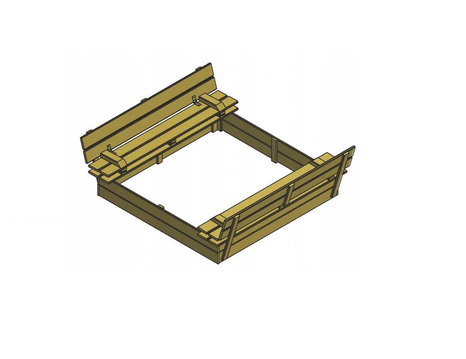 PROMOCJA Piaskownica TOM 120X120X20