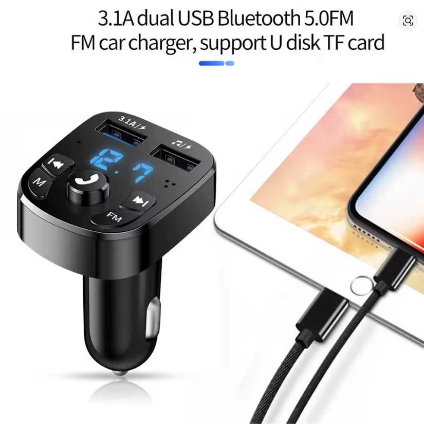 FM Transmitter Bluetooth 5.0