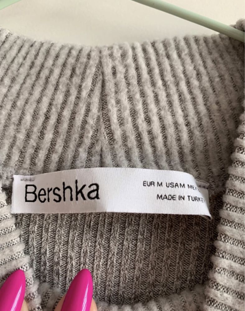 sukienka sweter tunika BERSHKA