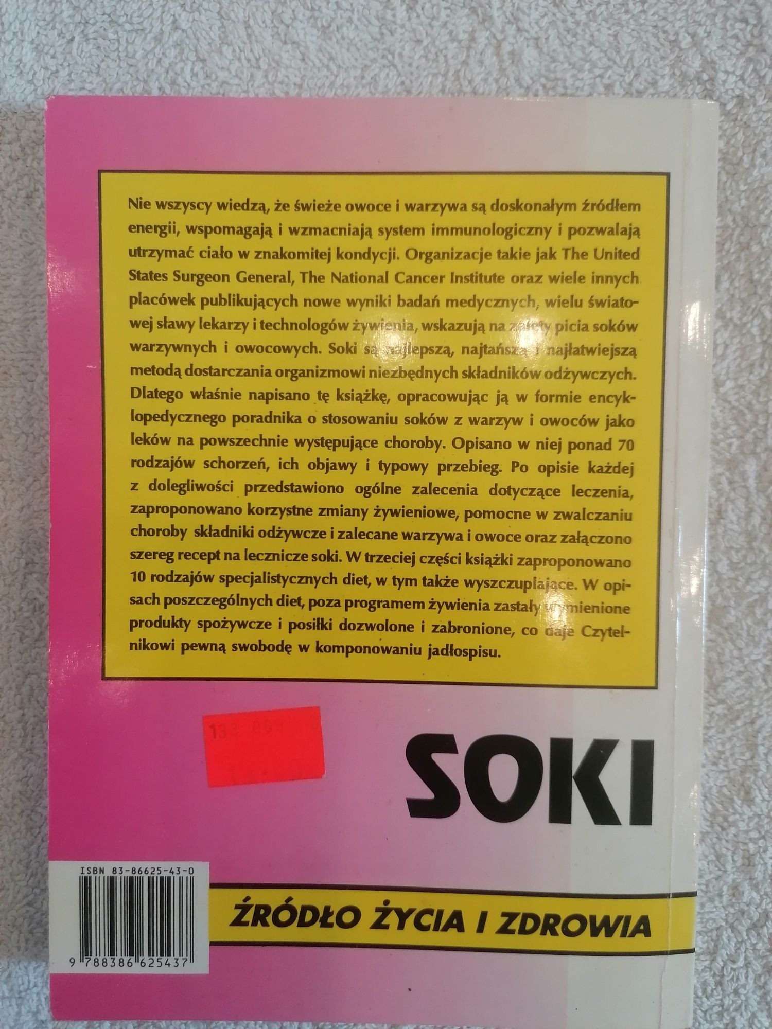 Soki źródło życia i zdrowia