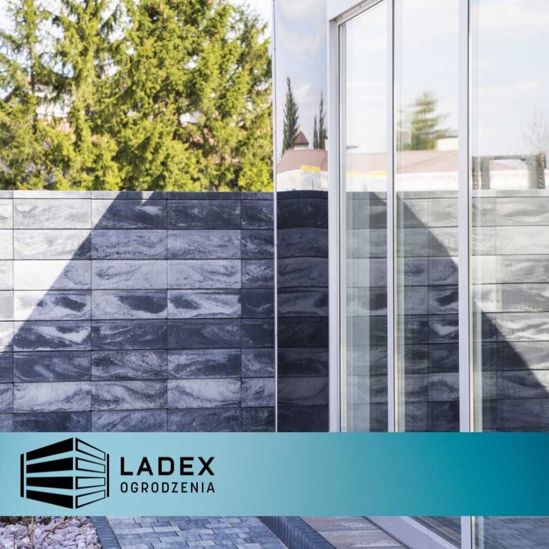 Pustak Ogrodzeniowy Fini PROMOCJA 50x20x20 stalowo-biały, grafit, onyx