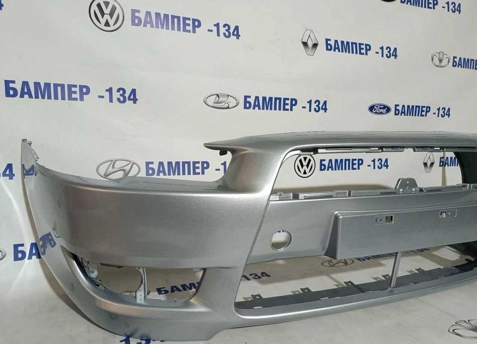 Передний бампер Мицубиси лансер 10 / Бампер окрашен в цвет авто -Новый