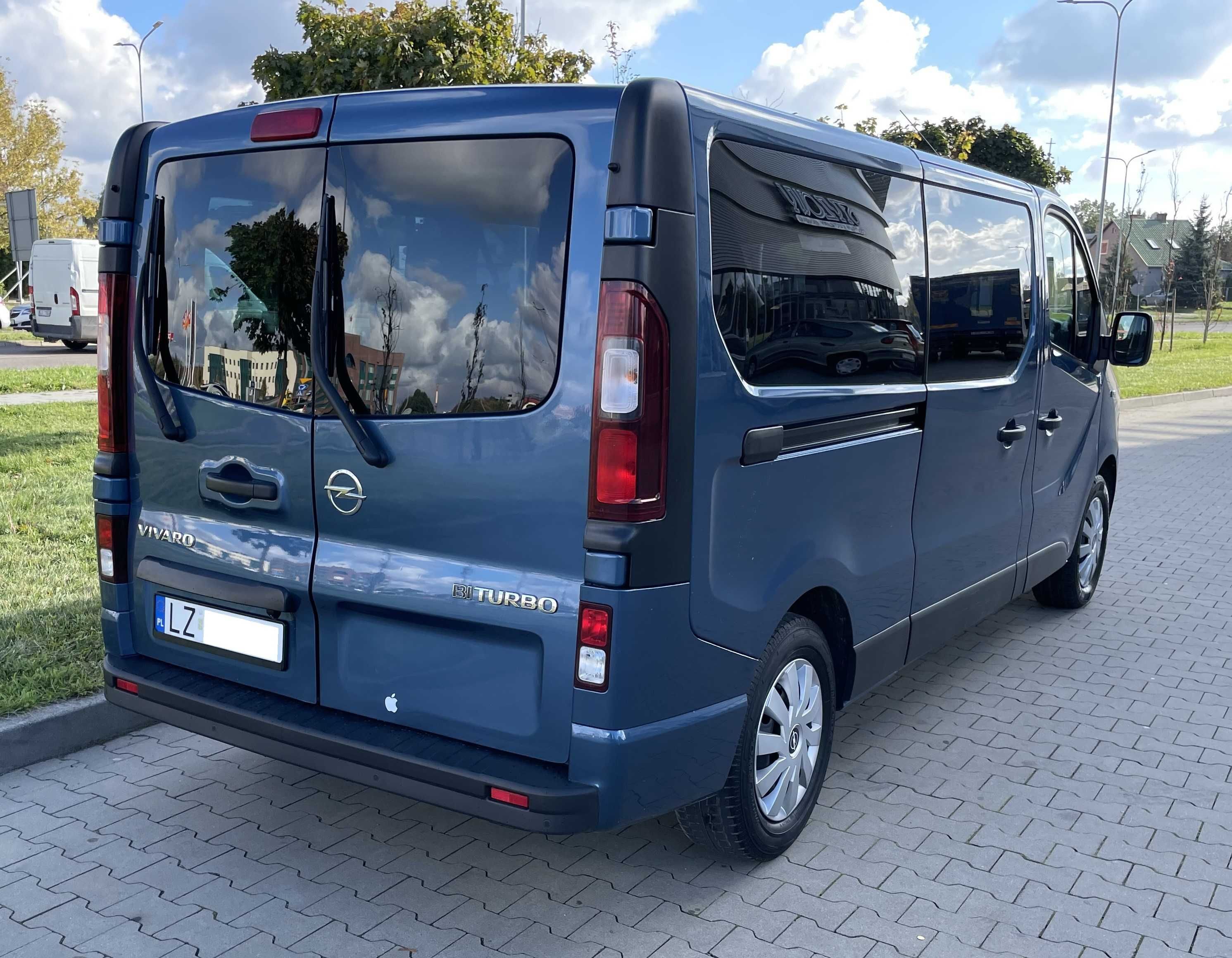 Vivaro Trafic Long 9-osób, Bezwypadkowy, Prywatnie, Zamiana