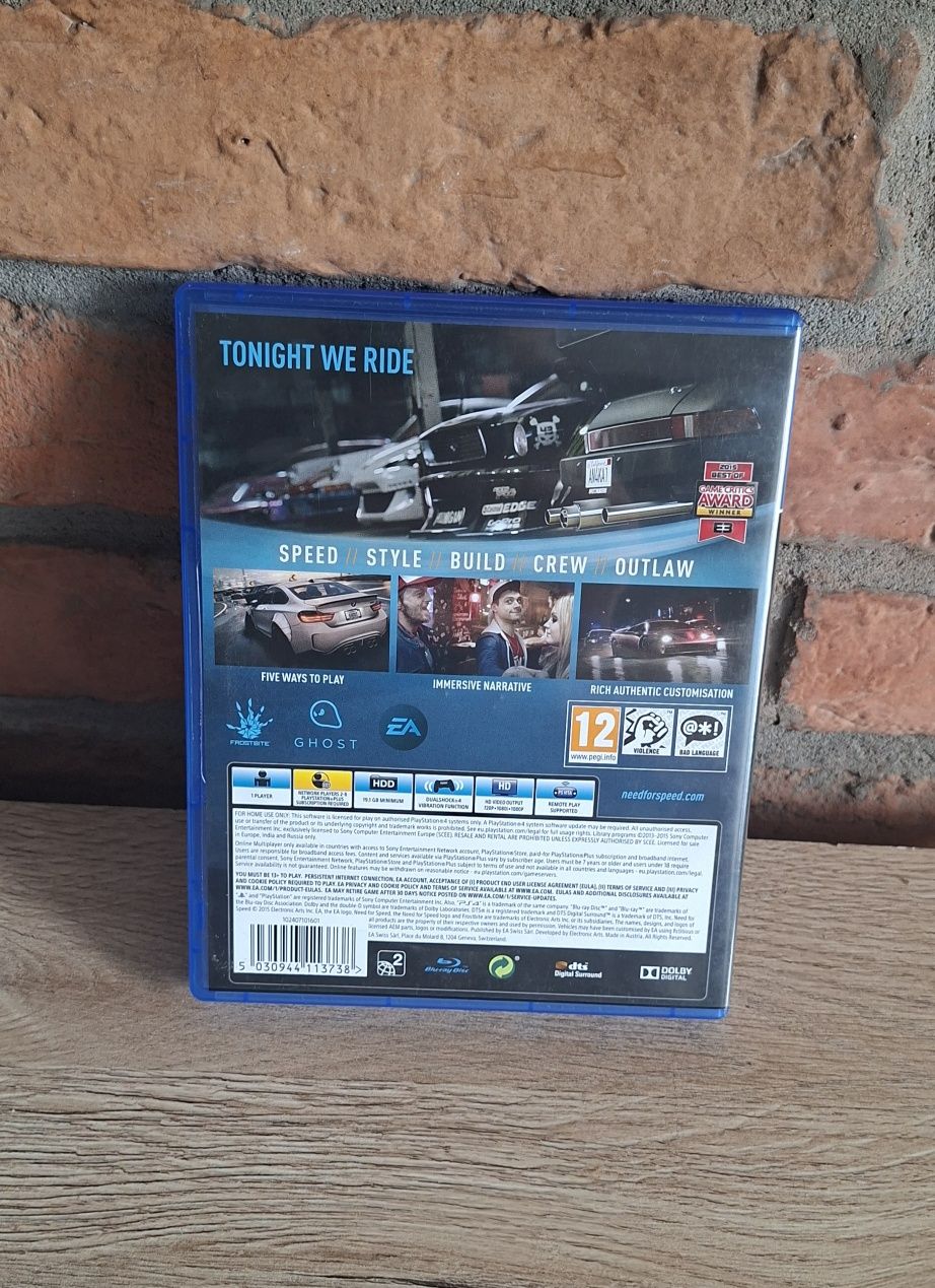 Need For Speed ps4 ps5 okazja