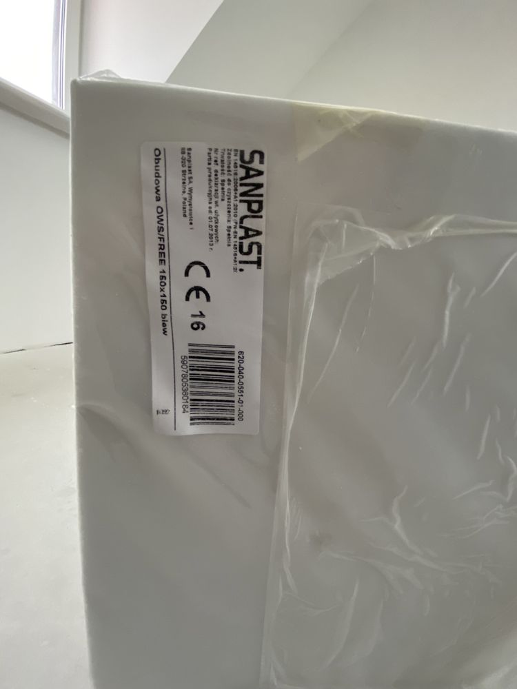 Sanplast Freeline obudowa do wanny 150x150 cm