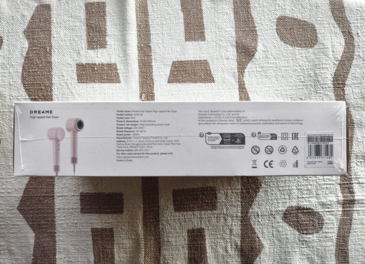 Suszarka DREAME Gleam Pink Idealna pod choinkę