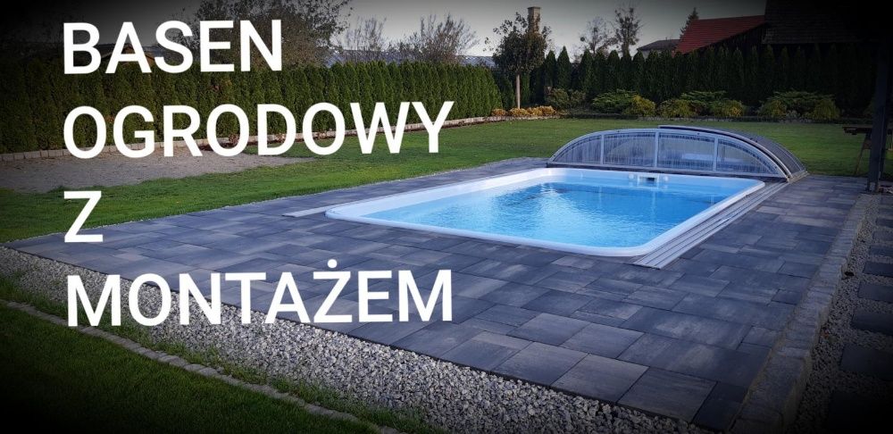 TYLKO U NAS BASEN wymiary Donar 6,50 x 3,00 x 1,55 m Z KOMPLEKSOWO
