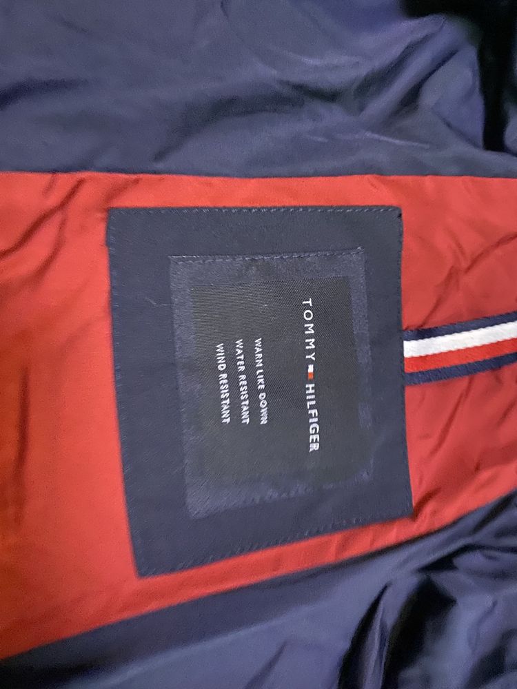 Пуховик бомбер Tommy Hilfiger мужская куртка оригінал