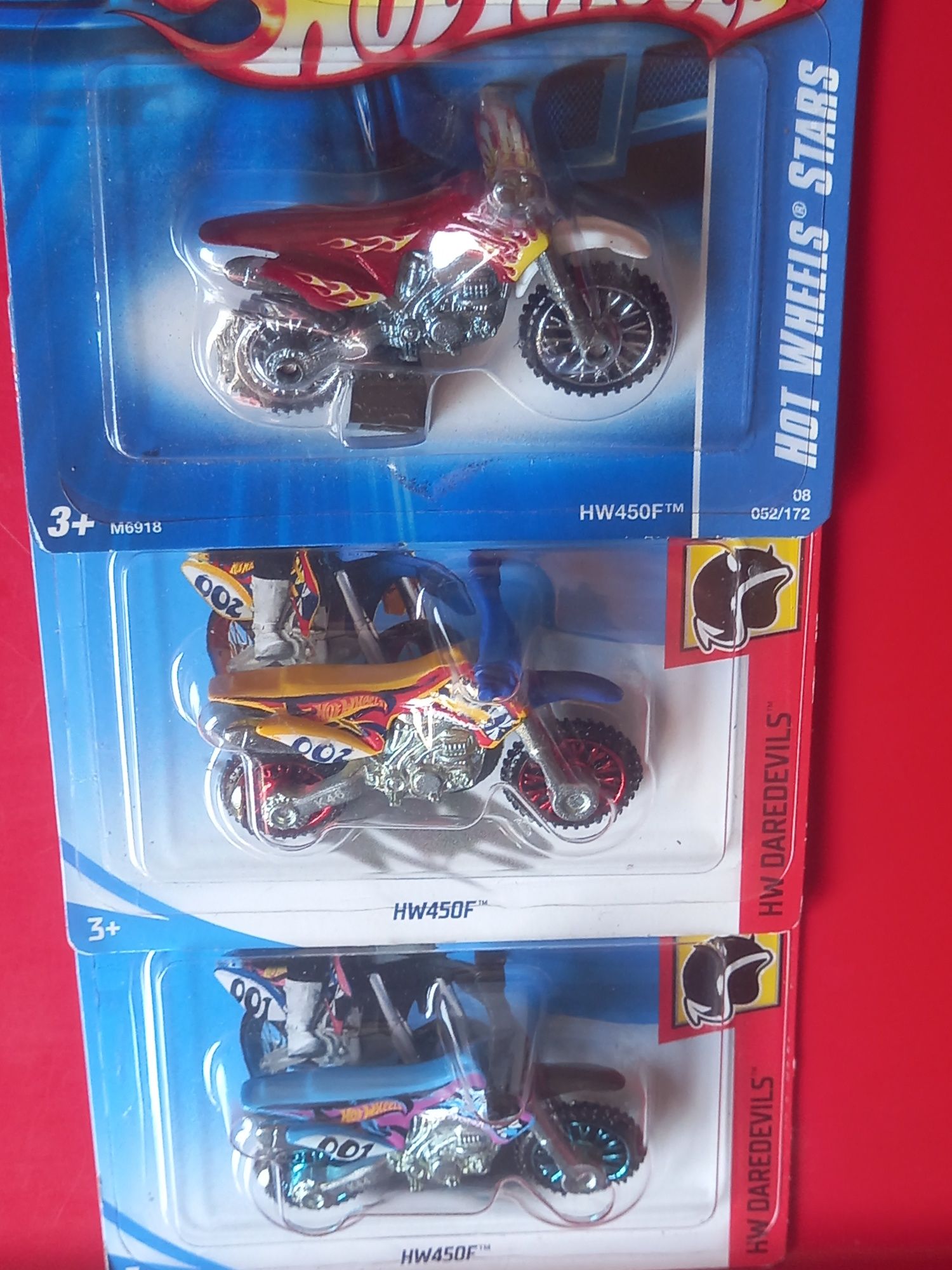 Conj 3 hot wheels 450F