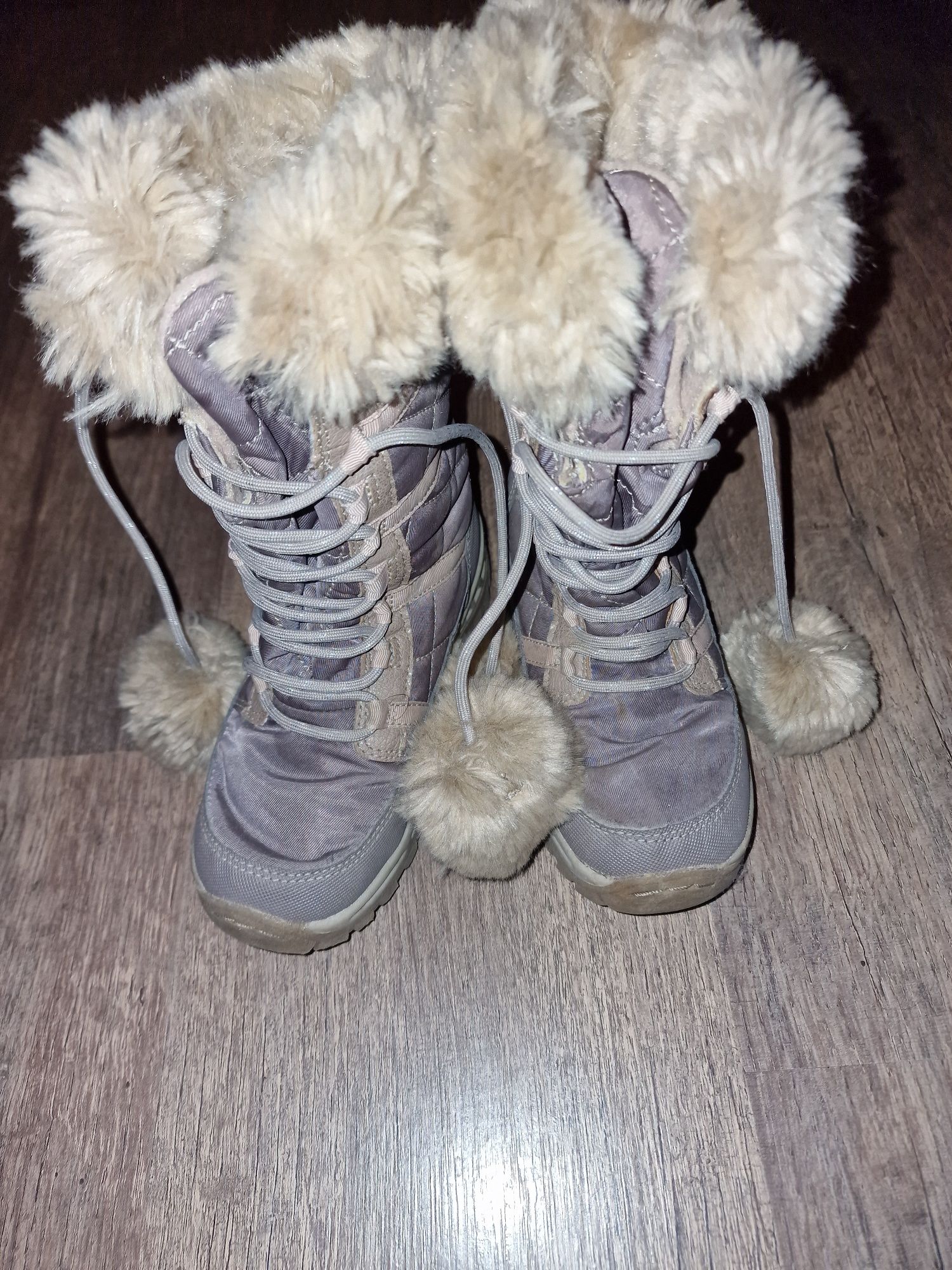 Buty zimowe dla dziewczynki 28 śniegowce