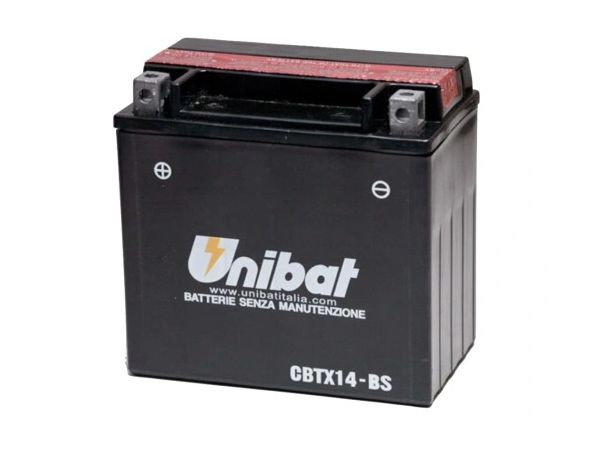 Akumulator CBTX14-BS 12Ah 200A Unibat AGM L+