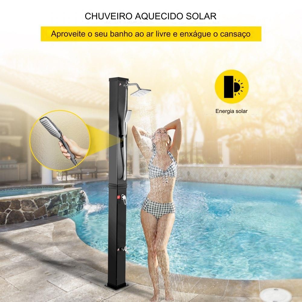 Duche de Jardim Solar - 40L, 60°C