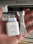 Ładowarka sieciowa USB -C 18W + kabel USB-C do iPhone lightning