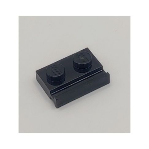 LEGO 32028 Płytka 1 X 2 modyfikowana z szyną Czarna 1 szt.