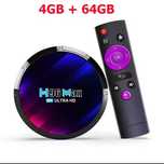 4/64GB Смарт ТВ приставка H96 MAX Max Smart TV Android 13.0