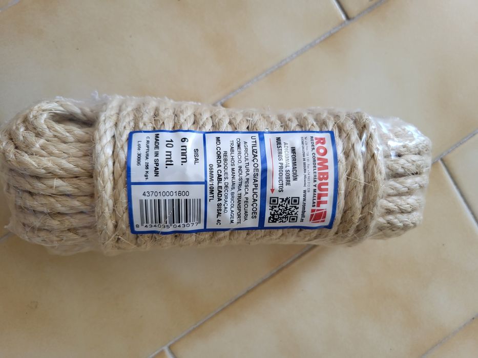 Corda de verga 10 metros