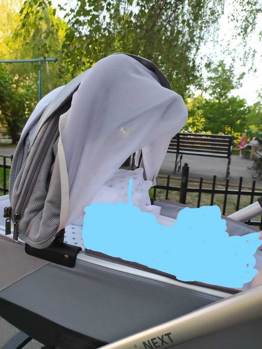 Коляска Espiro NEXT silver 2 в 1 в гарному стані