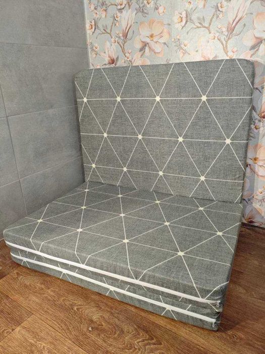 Матрац поролон для сну укриття  підвалу безпружинний 3в1 трансформер