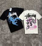 Stussy Футболка - Scorpion - С М Л ХЛ - Биг Лого Принт - Стусси