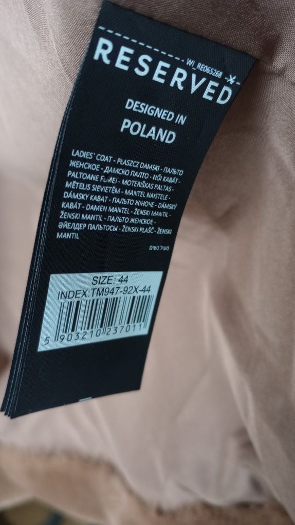 Płaszcz/ futerko rozm xl