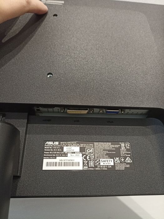 Монитор игровой 24" дюйма ASUS 75 Гц HDMI DVI VGA монітор ігровий 24
