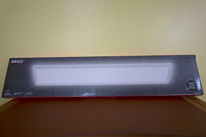 Candeeiro / Painel LED de Teto da marca Briloner, Novo com Garantia