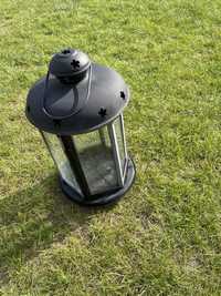 Lampion latarnia ogrodowa czarna duza