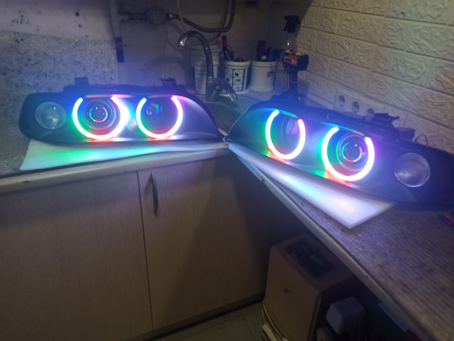 Передние фары БМВ Е 39