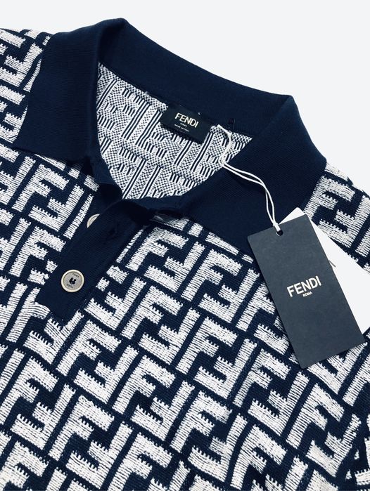 Polo sweterkowe Fendi made in Italy