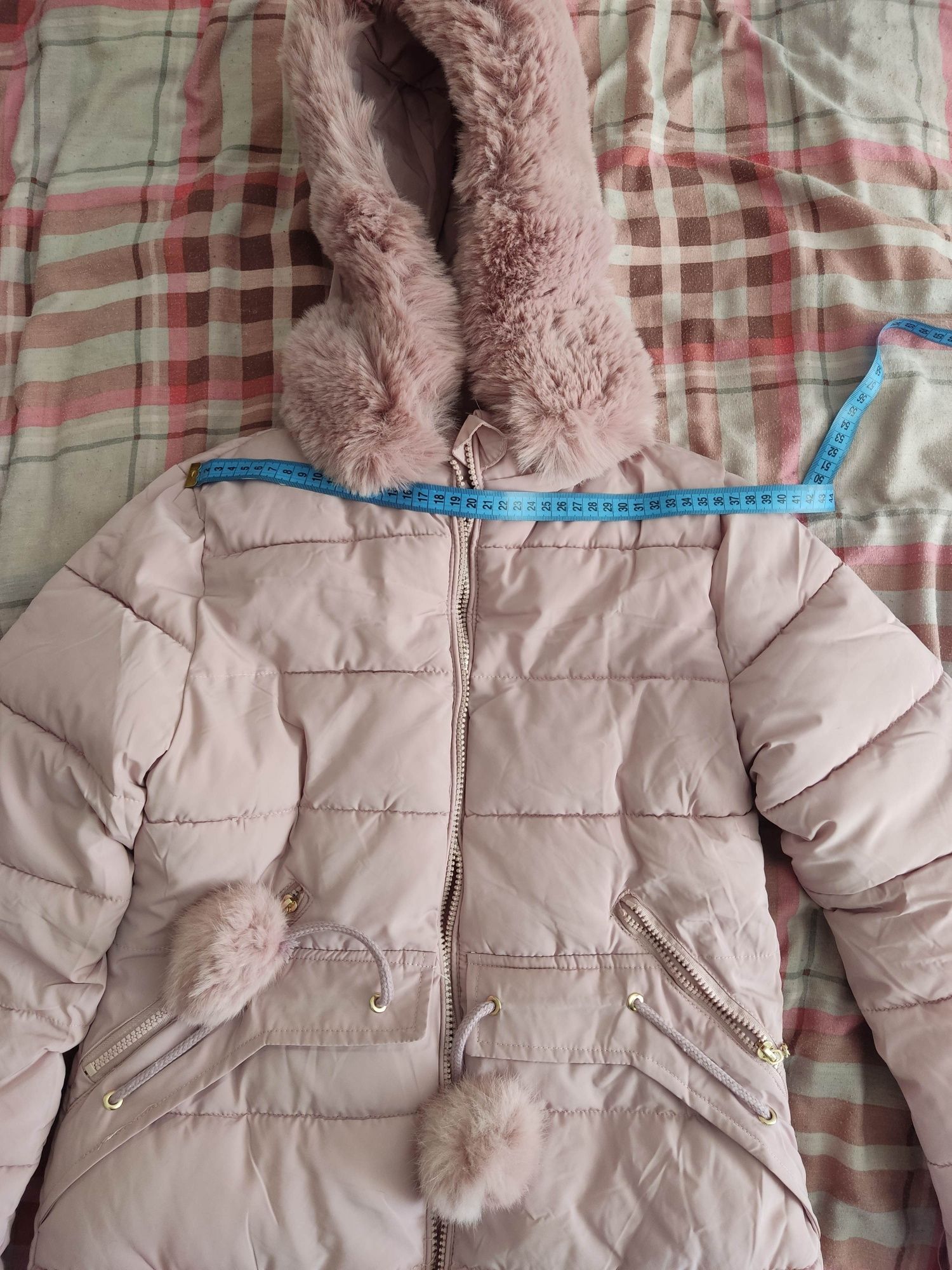 Детское зимнее синтепоновое пальто