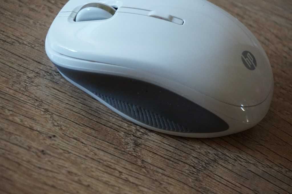 Mysz bezprzewodowa HP X3300, biała, adapter