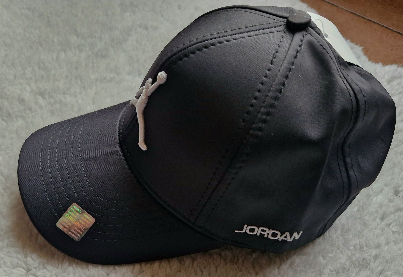 Czapka męska jordan czarna nowa regulacja rozmiaru kaszkietowka