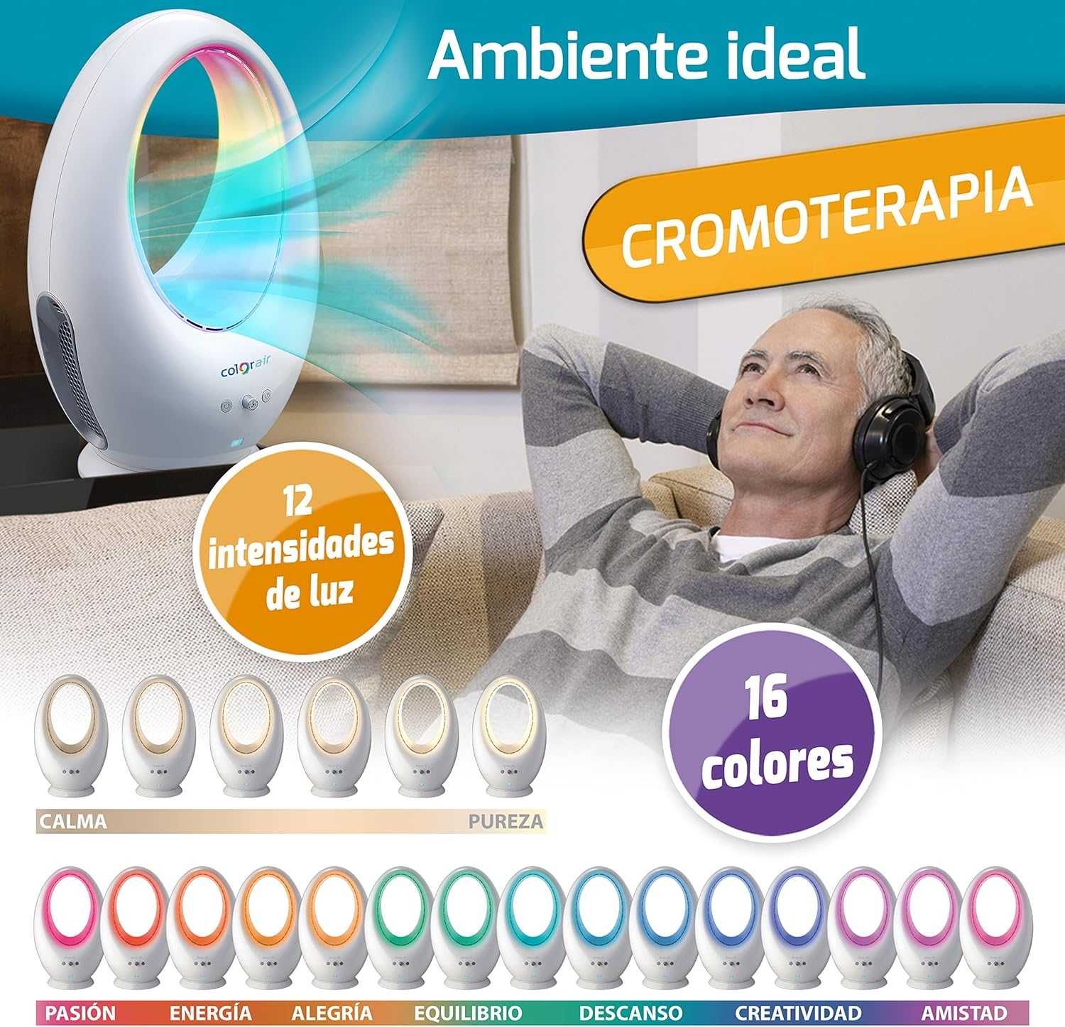 Ventilador sem pás Color Air