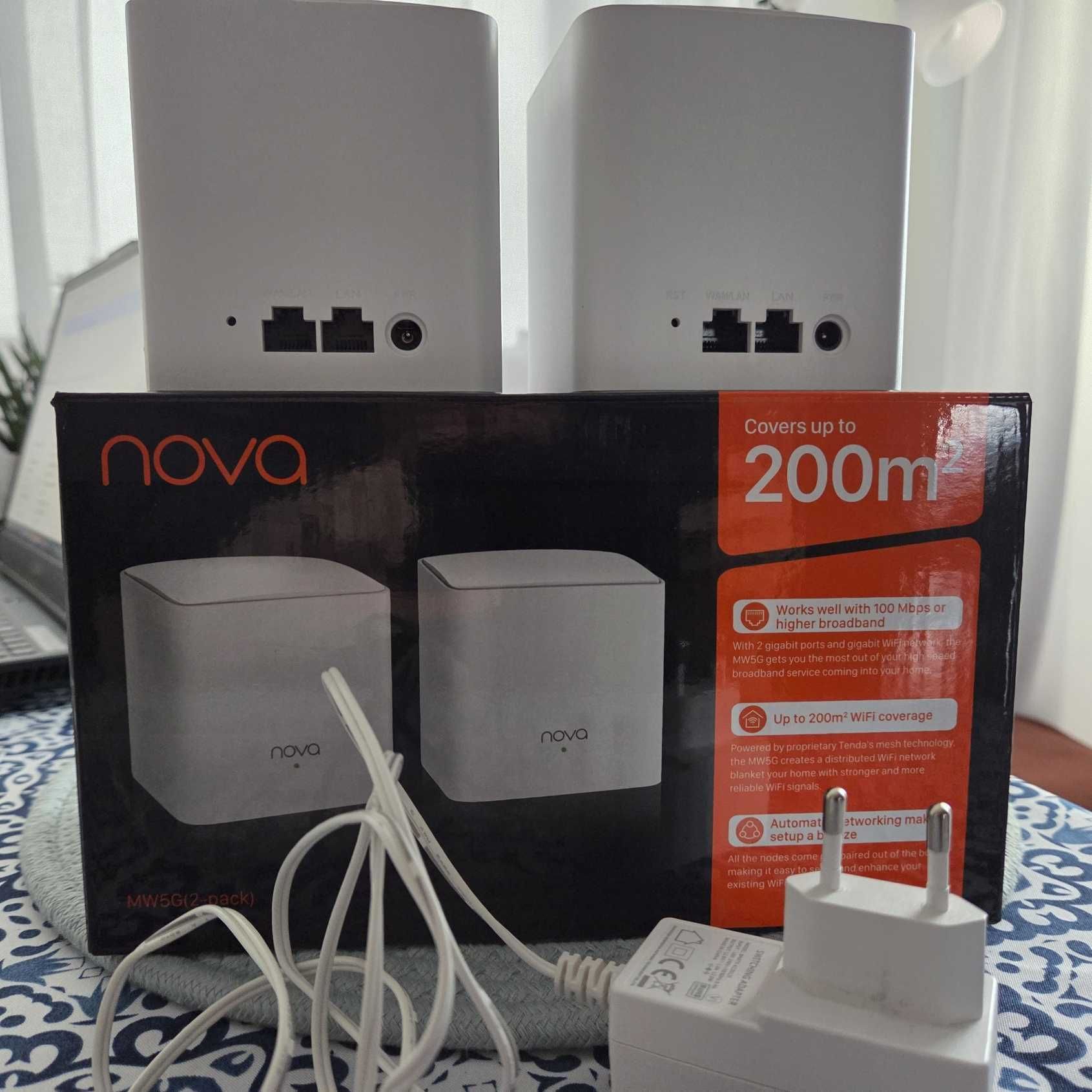 Router Wi-Fi ; System MESH Tenda Nova MW5G (2 Pack)