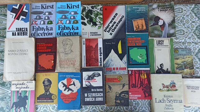 Książki z lat 50-80, różna tematyka, duża ilość cz.2