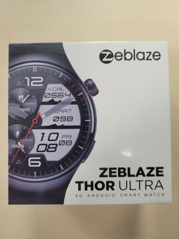 Новинка Zeblaze Thor Ultra 4G Smartwatch Black 2GB + 16 GB годинник