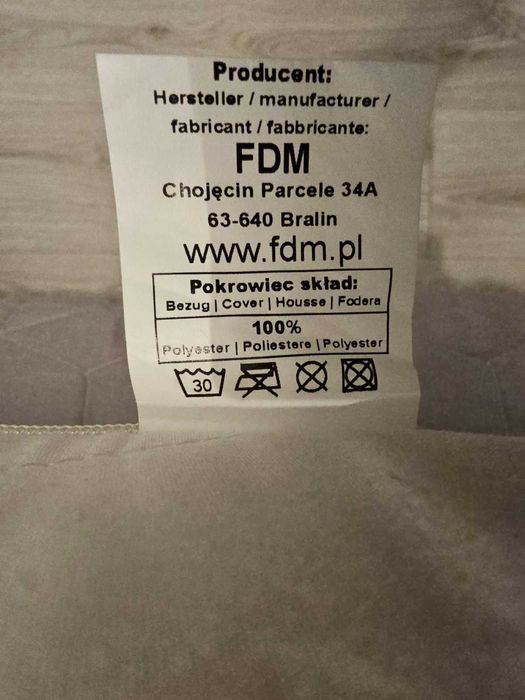 Materac firmy FDM, TAURUS 90x190 HR 9 stref visco 190x90.