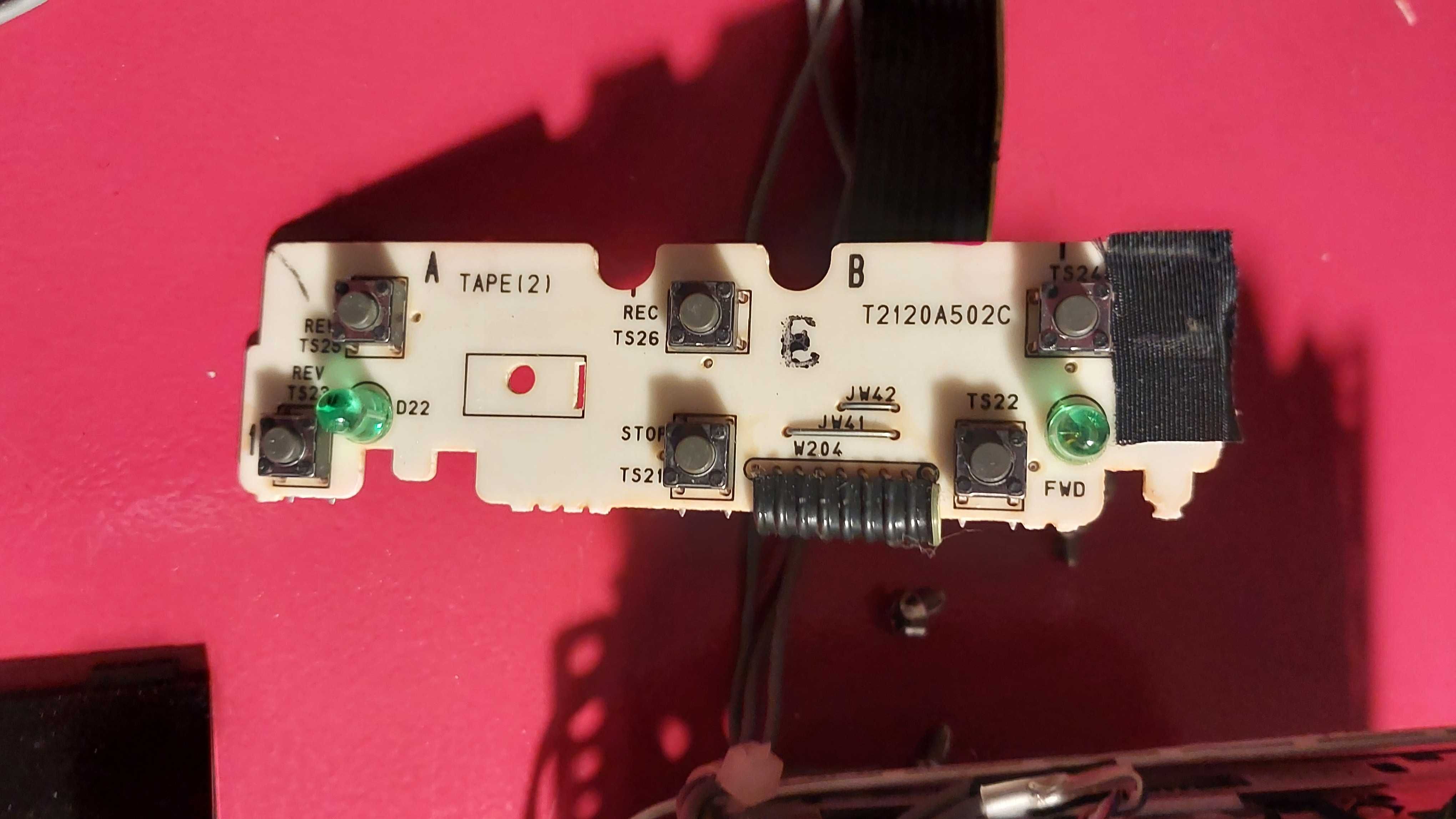 Akai GX-W45 mechanizm napędu taśmy 2 ze sterowaniem