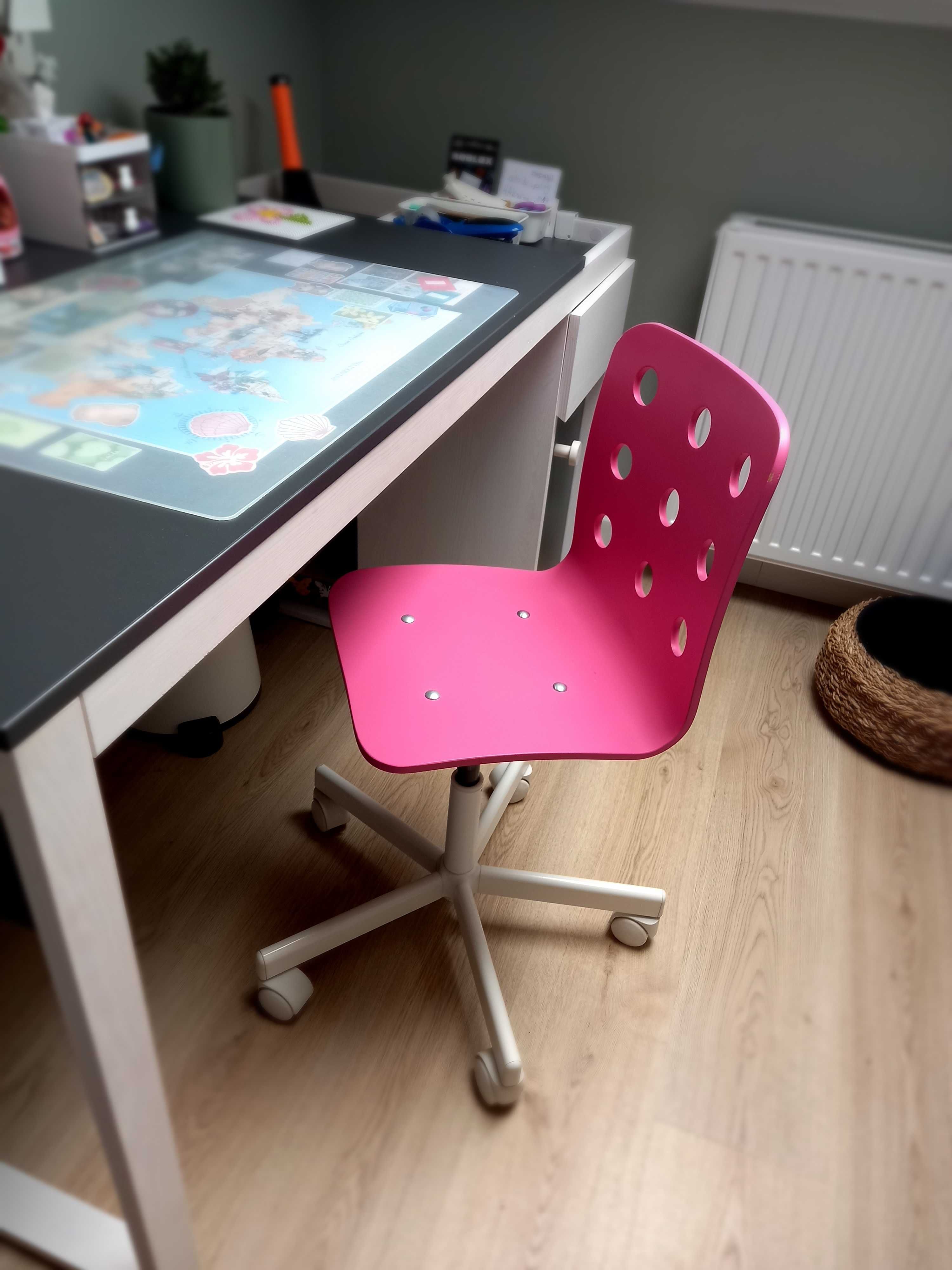 Krzesło dziecięce obrotowe biurowe IKEA Jules
