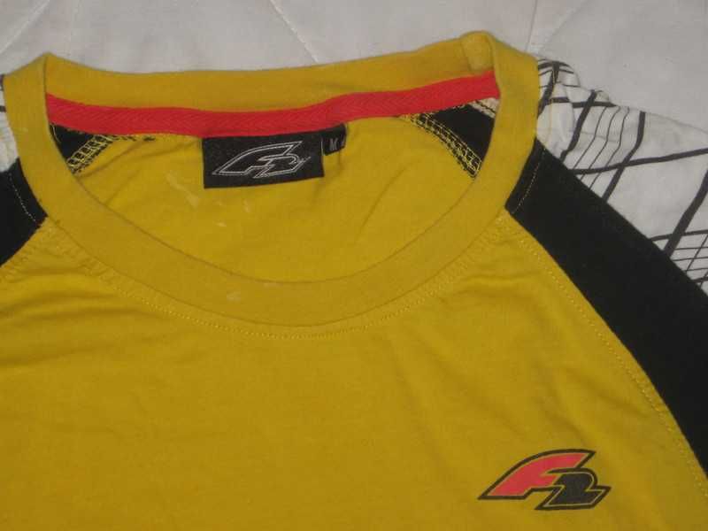 T-shirt koszulka krótki rękaw F1 Formuła 1 żółty M klata 104cm
